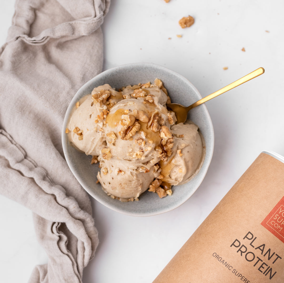A Snickerdoodle Ice Cream Recipe With Protein